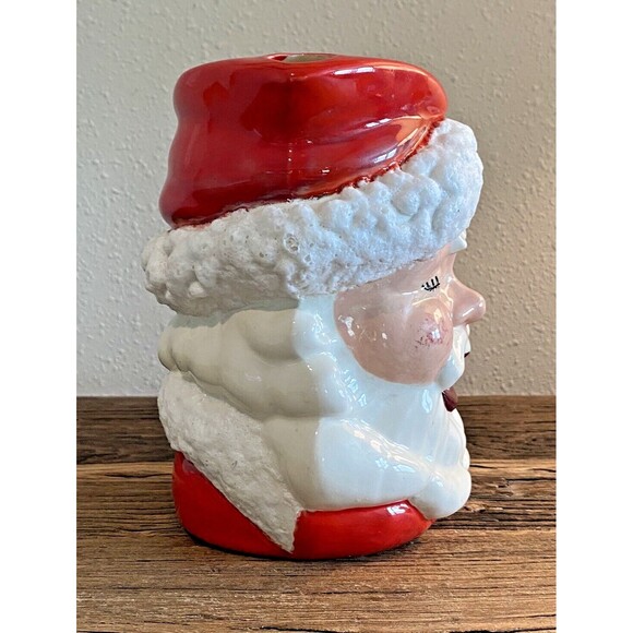 Vintage Winking Santa Claus Christmas Decoration Pitcher MCM Used - Picture 6 of 11